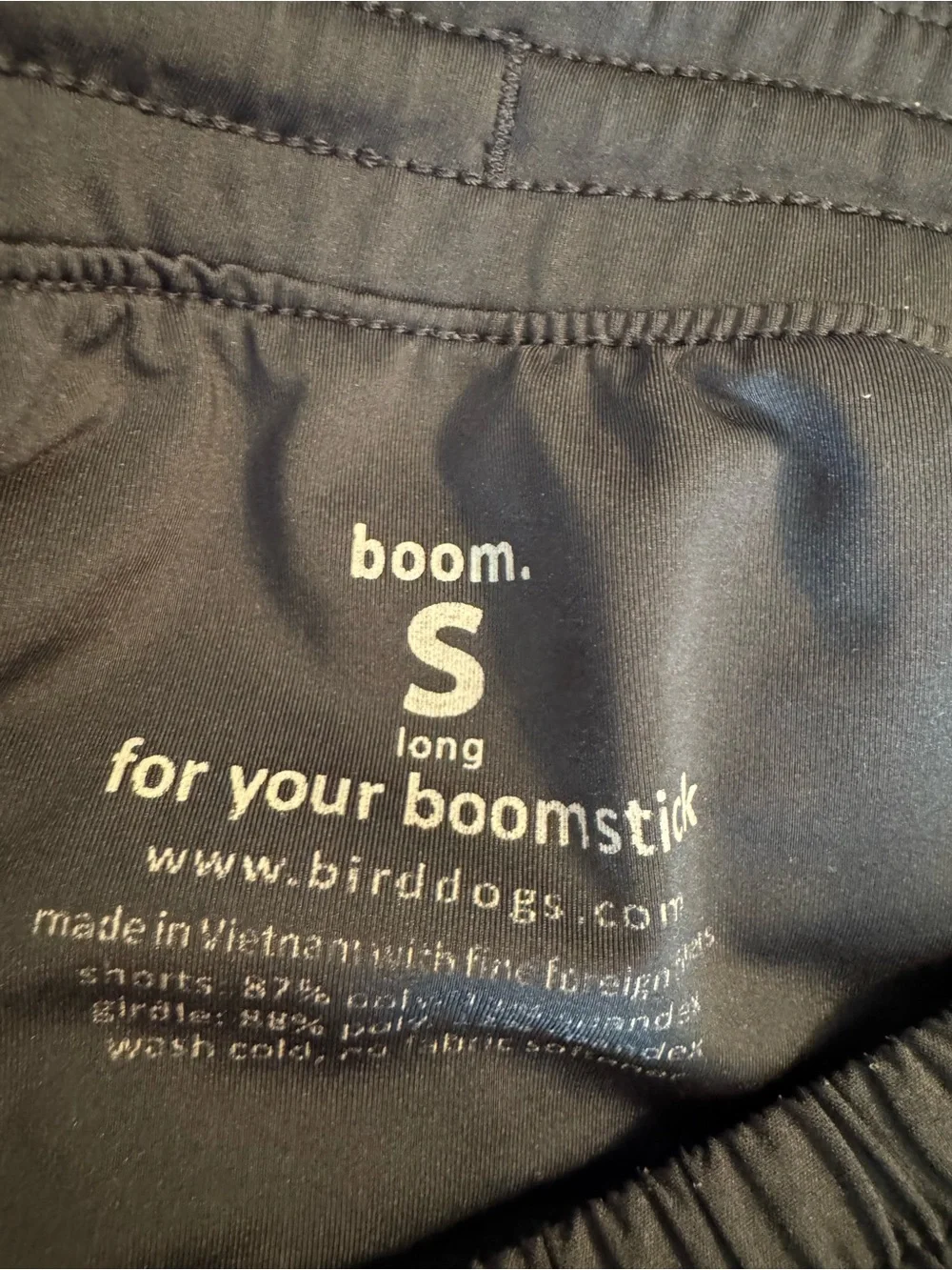 Bird Dogs Boomstick Lined Performance Shorts Black Men’s Size S Long Athletic